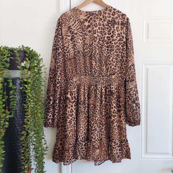 Aqua Animal Sexy Leopard Print Dress - Picture 5 of 8